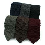 [MAESIO] MST1701 Gradation Solid Wool Knit Necktie Width 6.5cm 6Colors _ Men's ties, Suit, Classic Business Casual Fashion Necktie, Knit tie, Made in Korea